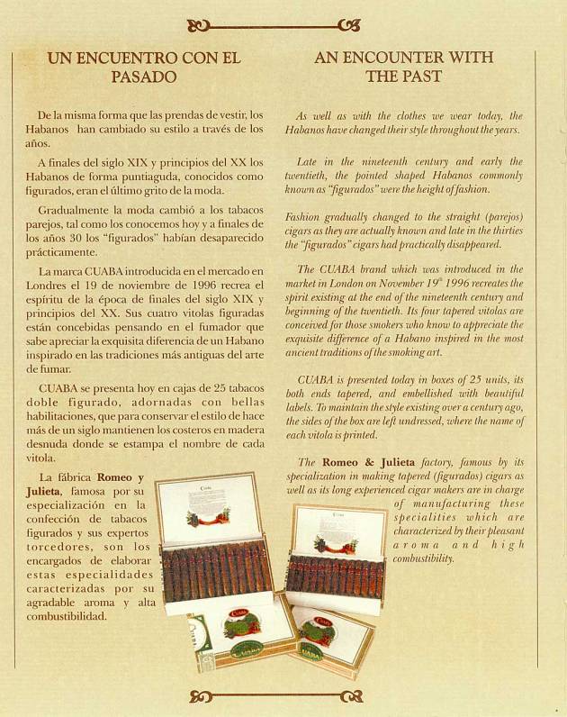 Booklet Cuaba 2001