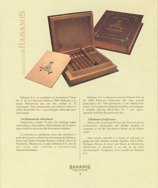 Colección Habanos – 2005 – Montecristo - booklet page 03