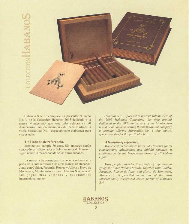 Colección Habanos – 2005 – Montecristo - booklet page 03