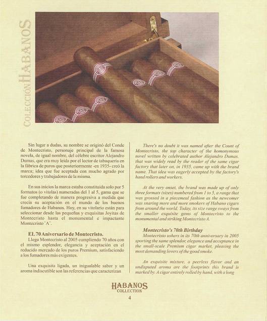 Colección Habanos – 2005 – Montecristo - booklet page 05