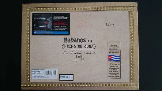 Montecristo 520 EDL 2012 backside