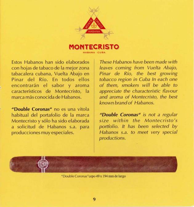 Montecristo - Réplica de Humidor Antiguo 2009 - booklet page 09
