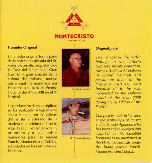 Montecristo - Réplica de Humidor Antiguo 2009 - booklet page 11