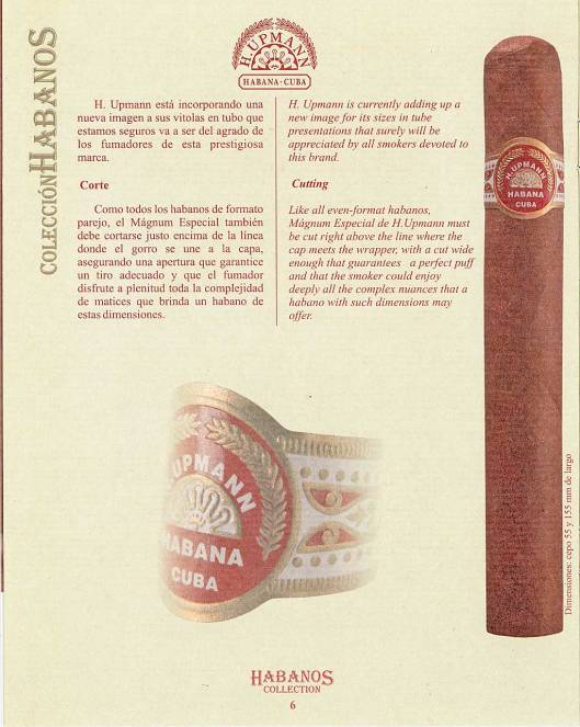 Colección Habanos – 2007 – H. Upmann - booklet page 6
