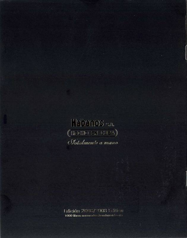 Colección Habanos – 2008 – Cohiba - booklet page 8